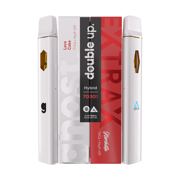 Ghost X Extrax Double Up Collection Disposable Vape | 7g Ghost X Extrax Double Up Collection Disposable Vape | 7g