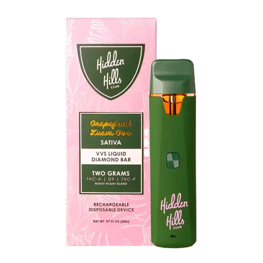 Hidden Hills THC-A Liquid Diamonds Disposable Vape | 2g