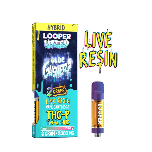Looper Lifted Series THC-A Live Resin Vape Cartridges | 2g Looper Lifted Series THC-A Live Resin Vape Cartridges | 2g